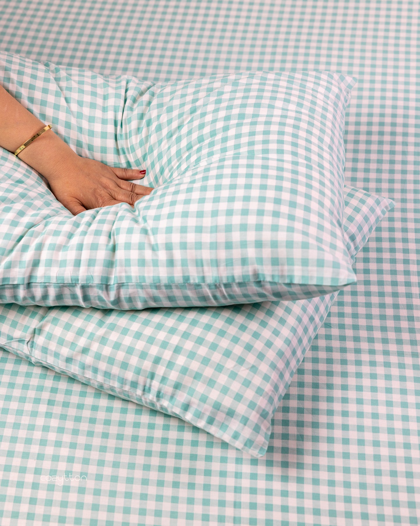 Mint Gingham